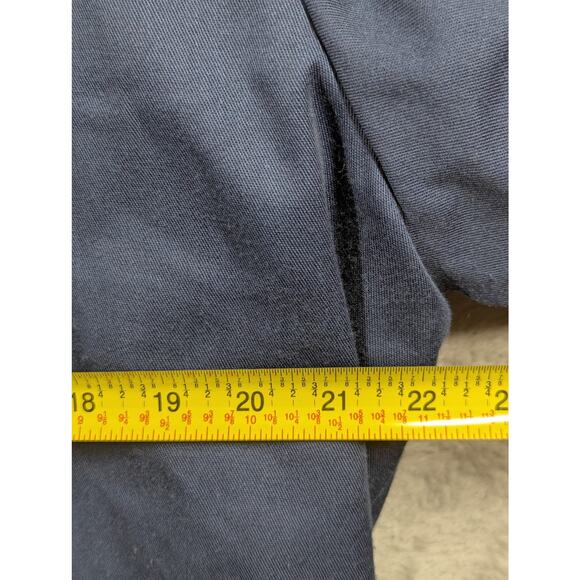 Vintage Work Jacket Mens Size Large Navy Blue Insulated Red Mechanic /4100 ** - Picture 5 of 9